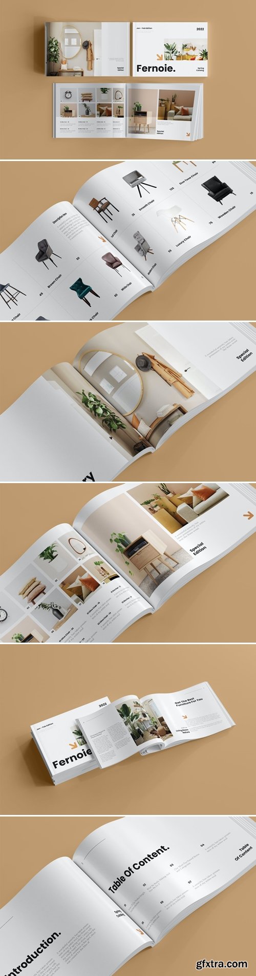 Minimal Furniture Catalog Magazine Template