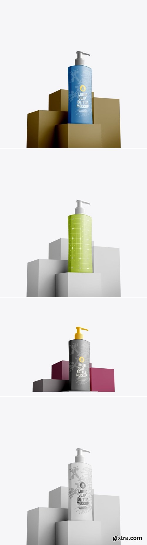 Matte Soap Bottle Mockup