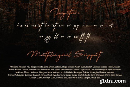 Migratory - Modern Signature Font