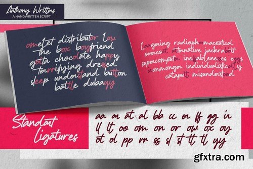 Anthony Writters - A Handwritten Script