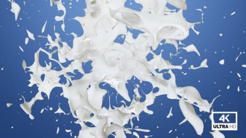 Videohive - Abstract Fresh Milk Splash V5 - 35254086 - 35254086