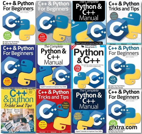 C++ & Python The Complete Manual, Tricks And Tips, For Beginners - 2021 Full Year Issues Collection