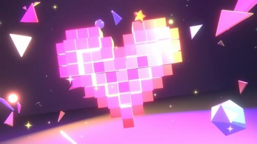 Videohive - Voxel Heart Pop - 35257990 - 35257990