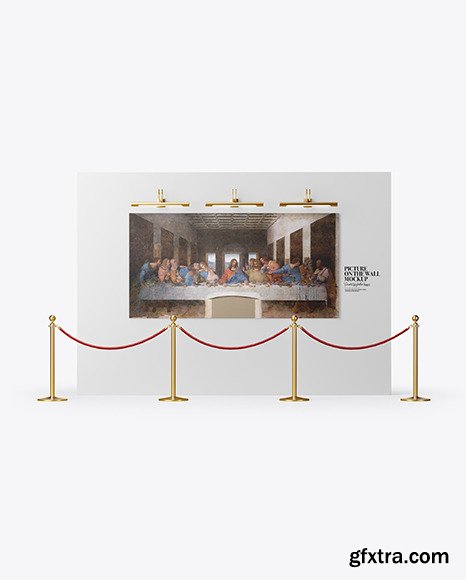 Canvas Picture on the Wall Mockup 89045