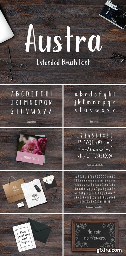 Austra Extended Brush Font 2762791