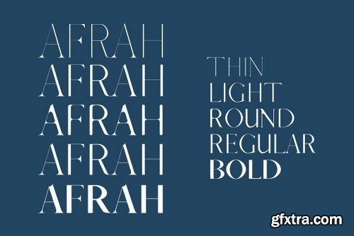 Afrah Serif Font Family Pack 2912321