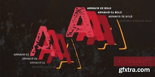 Armavir Font Family - 8 Fonts