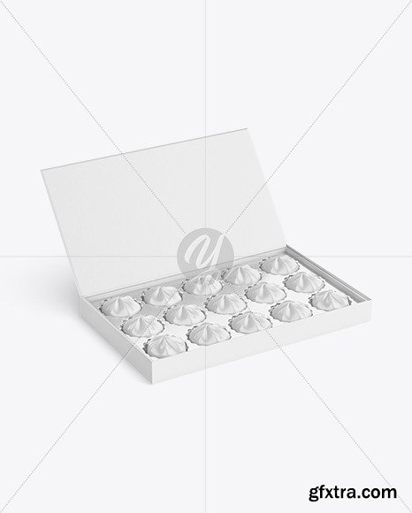 Box of Chocolate Sweets Mockup 88294