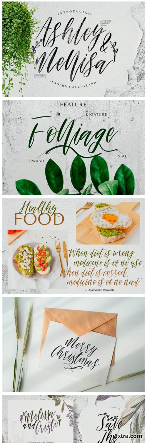 Ashley &amp; Mellisa Font