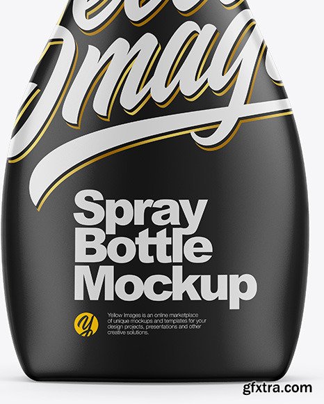 Matte Spray Bottle Mockup 55853