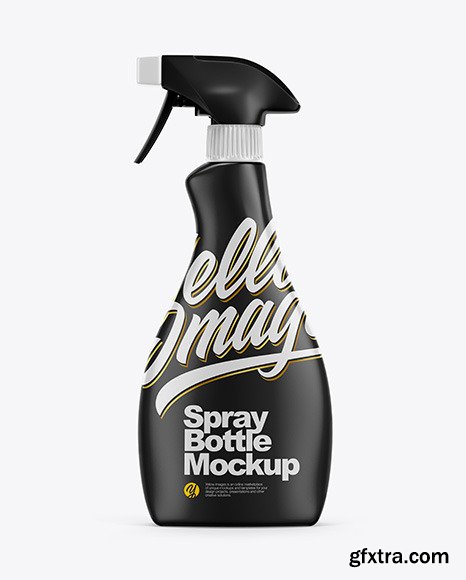 Matte Spray Bottle Mockup 55853