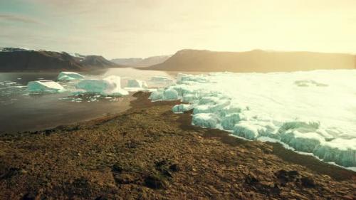 Videohive - Reenland Glacier Heavily Affected By Global Warming - 35266457 - 35266457