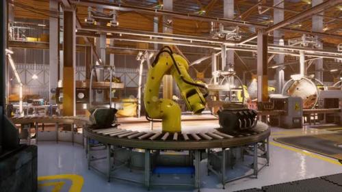 Videohive - Modern Automated Assembly Line for Cars - 35266526 - 35266526