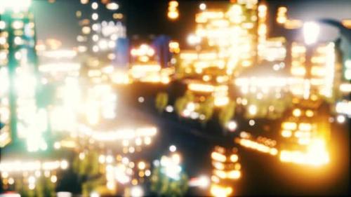 Videohive - Defocused Background of City Night Light Blur Bokeh - 35266551 - 35266551