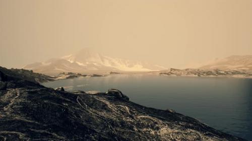 Videohive - Coastline of Antarctica with Stones and Ice - 35266756 - 35266756