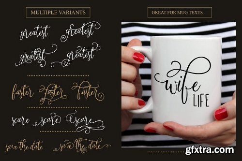 Rastenoba Script Font Family - 2 Fonts