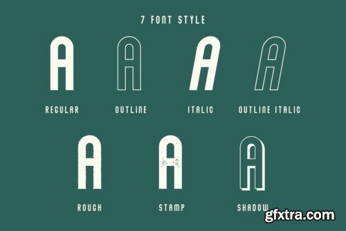 Abraham Family Font Family - 7 Fonts