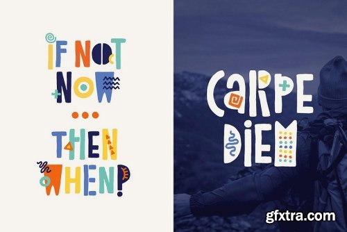 Childish Reverie Font Family - 2 Fonts