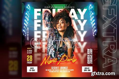 Night Club Flyer Template 2S3QRPA