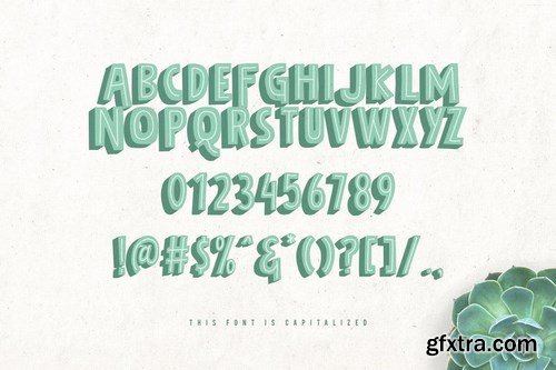 Bolder Layered Font