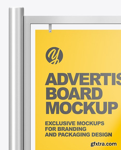 Advertising Board Mockup - Front View 55722