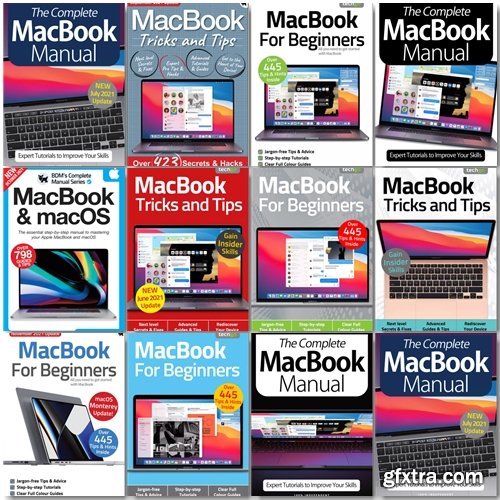 MacBook The Complete Manual, Tricks And Tips, For Beginners - 2021 Full Year Issues Collection