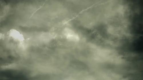 Videohive - Gloomy Clouds Background Loop - 35215864 - 35215864