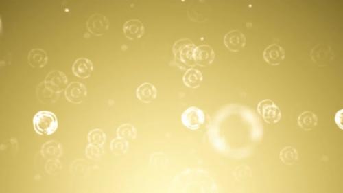 Videohive - Gold Bubbles Background - 35215874 - 35215874