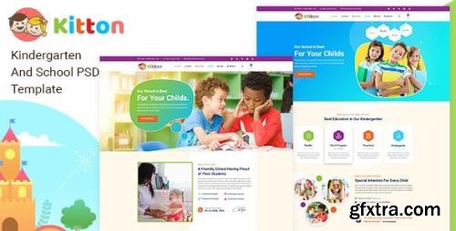 ThemeForest - Kitton v1.0 - Kids, Kindergarten And Pre-School PSD Template - 29313757