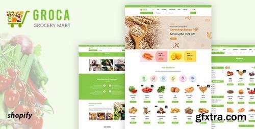 ThemeForest - Groca v1.0.0 - Grocery, Supermarket Shopify Theme (Update: 12 August 21) - 26216033