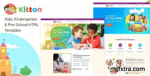 ThemeForest - Kitton v1.0 - Kids Kindergarten And Pre-School HTML Template - 29324495