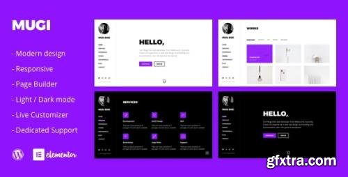 ThemeForest - Mugi v1.0.4 - Personal Portfolio & Resume WordPress Theme - 23249443