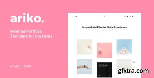 ThemeForest - Ariko v1.0.0 - Minimal Portfolio Template for Creatives - 22977337