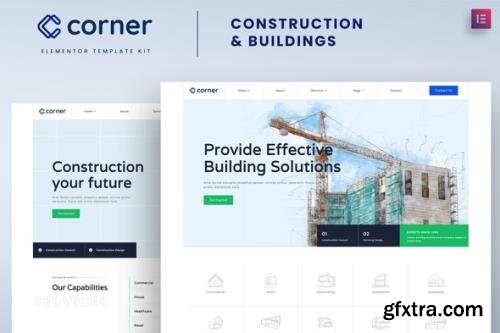 ThemeForest - Corner v1.0.0 - Construction & Building Elementor Template Kit - 35268135