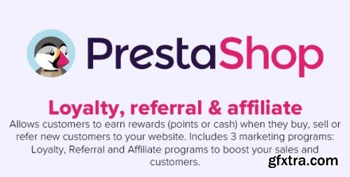 Loyalty, referral & affiliate program (reward points) v1.4.7 - PrestaShop Module