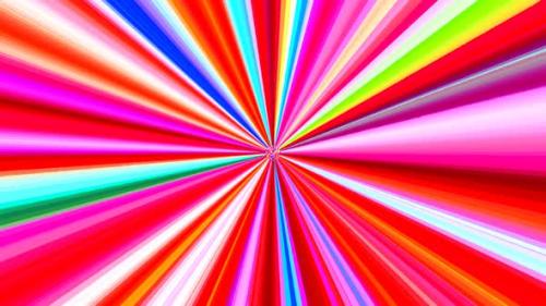 Videohive - shine brightly that regulate subtle movements with colorful stripes on a red background - 35243684 - 35243684