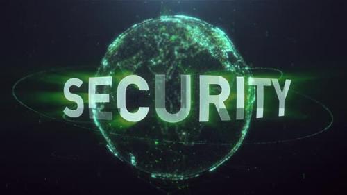 Videohive - Digital Network Earth Hud Security - 35249418 - 35249418