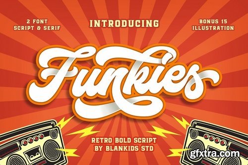 Funkies 2 Font + Extras