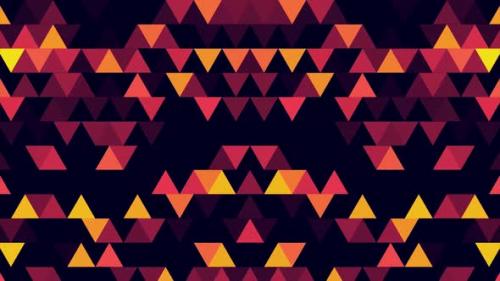 Videohive - Abstract background of 8-bit minimalism triangles - 35251330 - 35251330