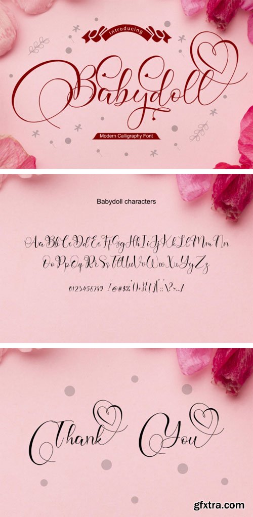 Babydoll - Romantic Calligraphy Font