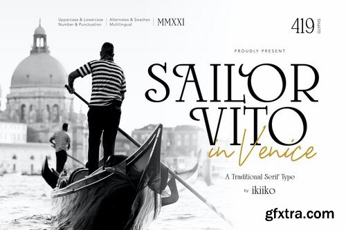 Sailor Vito - Traditional Serif Type