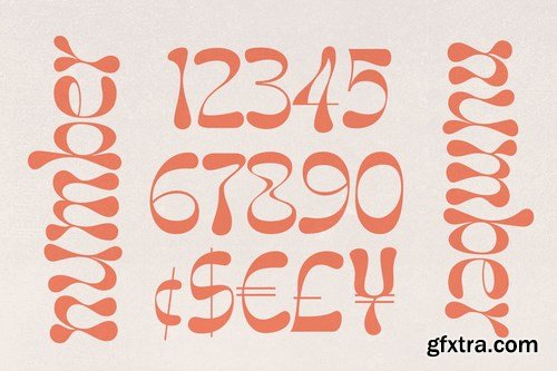 Naskle - Groovy Retro font  ments