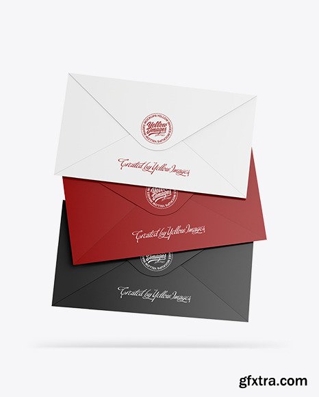 Three Envelopes Mockup 88620