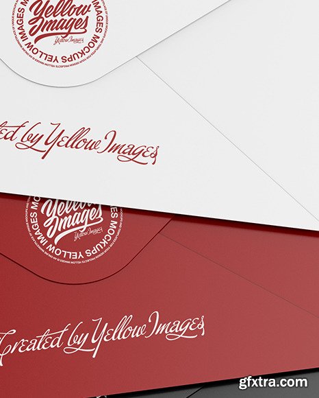 Three Envelopes Mockup 88620