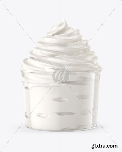 Ice Cream Plastic Cup Mockup 67471