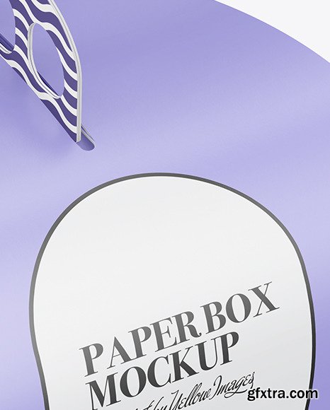 Paper Box w/ Handle Mockup 88523