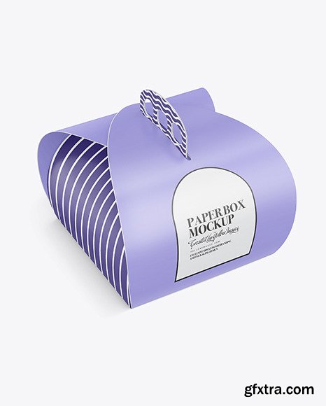 Paper Box w/ Handle Mockup 88523