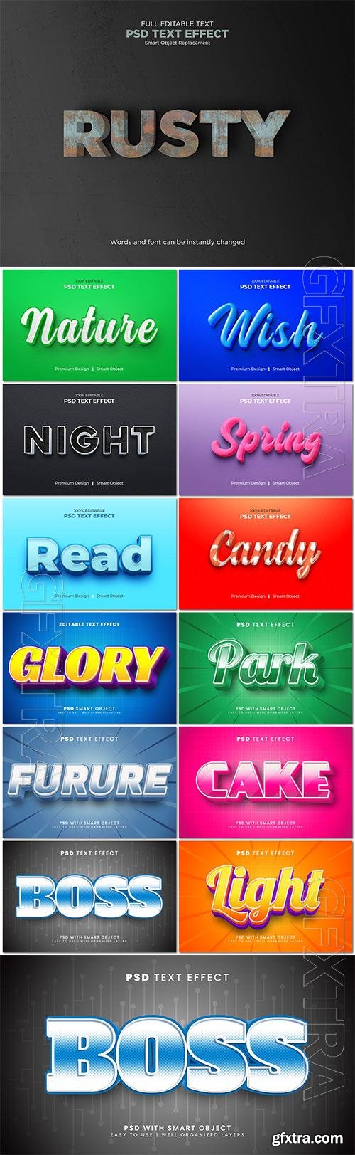 Psd text effect set vol 19