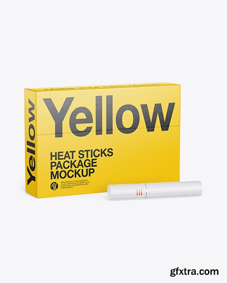 Heat Sticks Package Mockup 61059