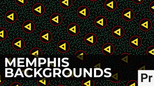 Videohive - Memphis Backgrounds | Essential Graphics - 35276167 - 35276167